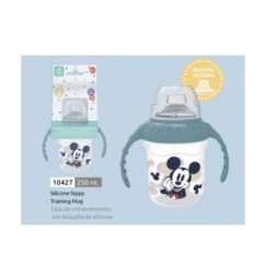 TASSE A BEC + POIGNET MICKEY 250ML