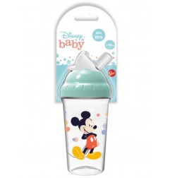 TASSE AVEC PAILLE ANTI-FUITE MICKEY 295ML
