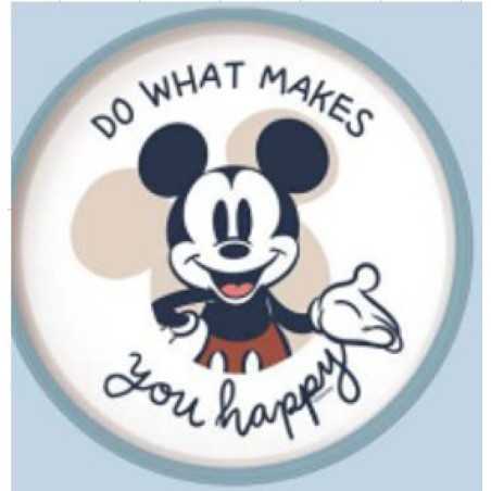 ASSIETTE BICOLOR MICKEY
