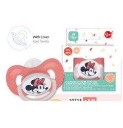 TETINE SILICONE MINNIE +6M AVEC PROTECTION