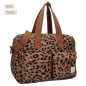 SAC A LANGER SHERPA LEOPARD