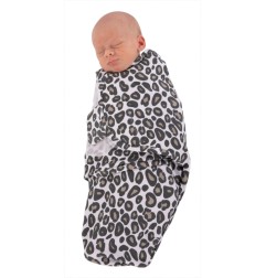 B-COUVERTURE D'EMMAILLOTAGE LEOPARD