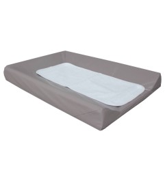 MATELAS A LANGER TAUPE PIANA AVEC 1 EPONGE FIXATION SCRATCH