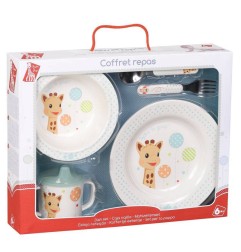 COFFRET REPAS SOPHIE LA GIRAFE BALLONS