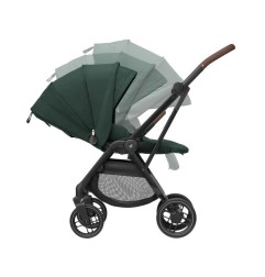 LEONA2 TWILLIC (BLACK FRAME & BROWN LEATHER)