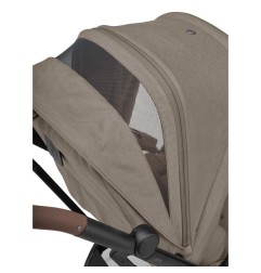 LEONA2 TWILLIC (BLACK FRAME & BROWN LEATHER)