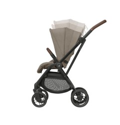 LEONA2 TWILLIC (BLACK FRAME & BROWN LEATHER)