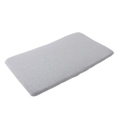 DRAPS*2 POUR LIT IRIS BLANC/GRIS