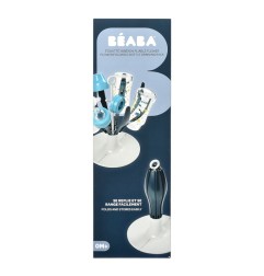 EGOUTTE BIBERON PLIABLE FLOWER BLUE