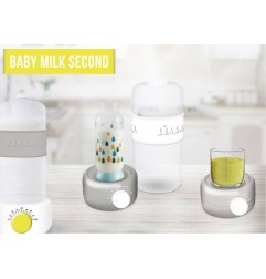 CHAUFFE BIBERON VAPEUR BABY MILK SECOND GRIS