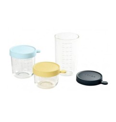 COFFRET 3 PORTIONS VERRE (150ML YELLOW /250 ML LIG