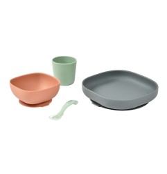 COFFRET REPAS SILICONE 4 PIECES