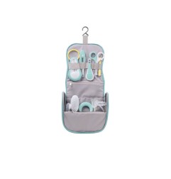 TROUSSE DE TOILETTE A SUSPENDRE 9 ACCESSOIRES