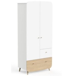 ARMOIRE 2 PORTES + 2 TIROIRS FIRMIANA