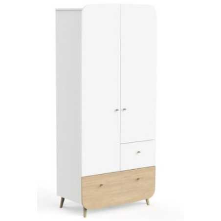 ARMOIRE 2 PORTES + 2 TIROIRS FIRMIANA