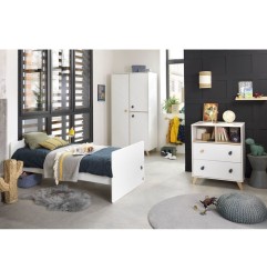 LIT COMBINE EVOLUTIF 120X60 GOUTTE OSLO