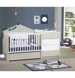 LIT COMBINE EVOLUTIF NEWOPALE AVEC MOTIF