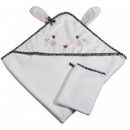 CAPE DE BAIN AVEC GANT MISS FLEUR DE LUNE