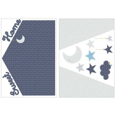 STICKERS MURAUX HOME MERLIN
