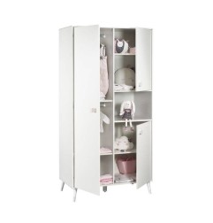 ARMOIRE 1 GRANDE PORTE, 2 PETITES PORTES, 1 NICHE