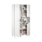 ARMOIRE 1 GRANDE PORTE, 2 PETITES PORTES, 1 NICHE