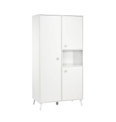 ARMOIRE 1 GRANDE PORTE, 2 PETITES PORTES, 1 NICHE