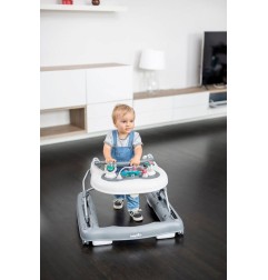 TROTTEUR 2 EN 1 ZINC