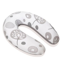 COUSSIN DE MATERNITE DOOMOO FLOWER ARGENT