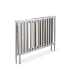 LIT 60X120 CM BOIS PLIANT EASY BLANC LAQUE