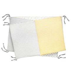 TOUR DE LIT GRAINE DE MOUTARDE