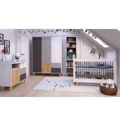 ARMOIRE 2 PORTES OAK/BOIS CONCEPT