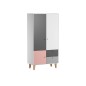 ARMOIRE 2 PORTES ROSE CONCEPT