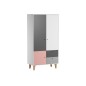 ARMOIRE 2 PORTES ROSE CONCEPT