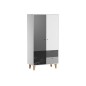 ARMOIRE 2 PORTES ARDOISE CONCEPT