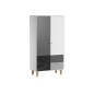 ARMOIRE 2 PORTES ARDOISE CONCEPT