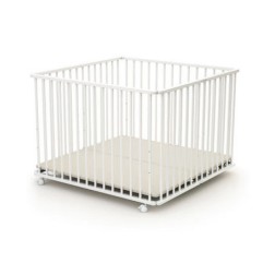 PARC BOIS PLIANT HEGOA 3 BLANC