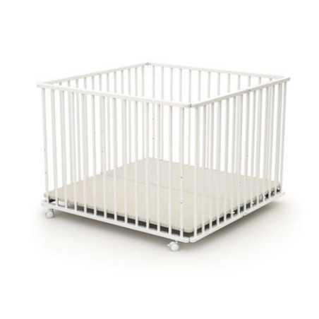 PARC BOIS PLIANT HEGOA 3 BLANC