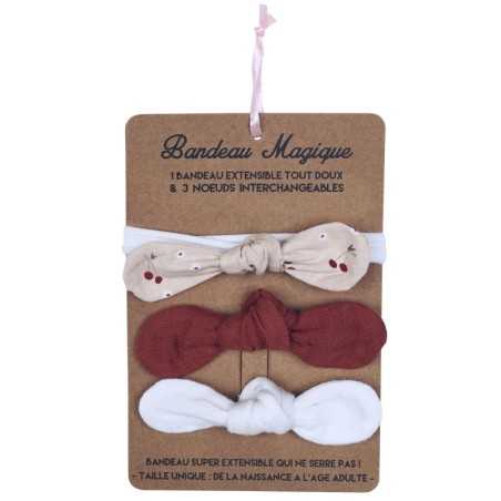 BANDEAU MAGIQUE (1 BANDEAU EXTENSIBLE + 3 NOEUDS)