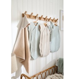 CAPE DE BAIN + GANT RAYE