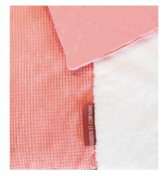 TAPIDOU MOSAIQUE CORAIL/BLANC