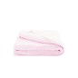 COUVERTURE 100X150 CM MICROFIBRE LIGHT ROSE