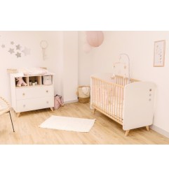 ENSEMBLE LIT 60X120 + COMMODE + PLAN A LANGER SENJA