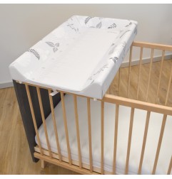 PLAN A LANGER AVEC MATELAS INTEGRE POEME GRIS