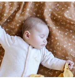 LOT 3 LANGES 70*70CM - FLEURIS