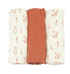 LOT 3 LANGES 70*70CM - OIES