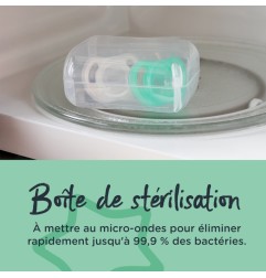 SUCETTE EN SILICONE ULTRA LEGERE X2 6-18 MOIS