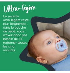 SUCETTE EN SILICONE ULTRA LEGERE X2 6-18 MOIS