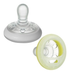 SUCETTE CTN - FORME NATURELLE NUIT X2 0-6 MOIS