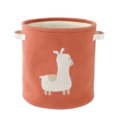 PANIER DE RANGEMENT EN JACQUARD BIO MORIS SACHA