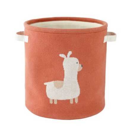 PANIER DE RANGEMENT EN JACQUARD BIO MORIS SACHA